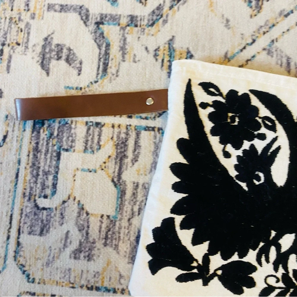 OTOMI Hand Embroidered Made In Mexico Clutch Bag Wristlet - Picture 5 of 8